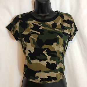 Camo Crop Top